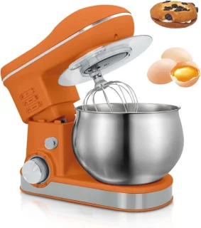 Staande mixer - keukenmachine deegmixer - oranje