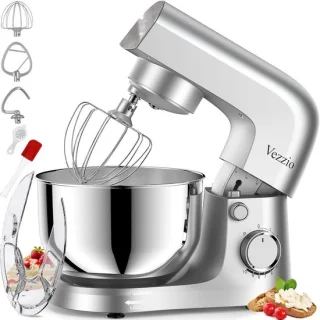Standmixer keukenmachine 45 liter zilver