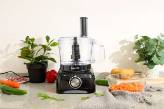 Swiss Pro+ SP800 Retro Foodprocessor 1.2L Super Black