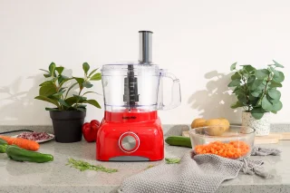 Swiss Pro+ SP800 Retro Foodprocessor Imperial Red