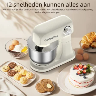 Wat vinden we goed aan de Teendow keukenmachine – staande mixer