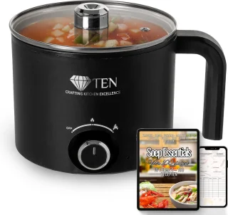 TEN® Soepmaker 1.9L Elektrisch Zwart