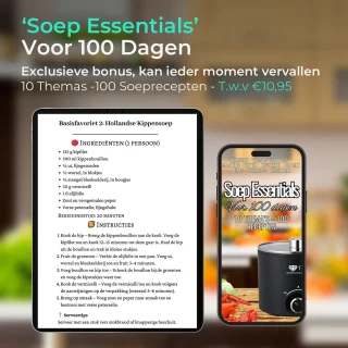 TEN® Soepmaker 1.9L Elektrisch Zwart