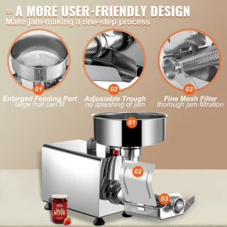 Tomatensaus Maker Elektrische Tomatenpers 370W