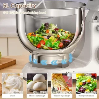 Traumheim XS-001 5L Standmixer wit