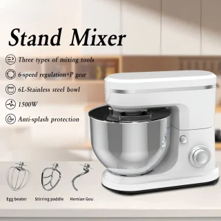 Traumheim XS-002 6L Standaardmixer 1500W Wit