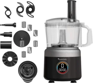 TurboTronic FP700 keukenmachine - zwart