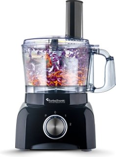 TurboTronic FP800 Foodprocessor Zwart 1.2L 800W