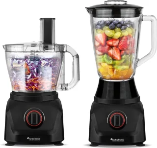 TurboTronic FP900 Foodprocessor 3L Zwart