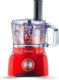TurboTronic TT-FP800 Food Processor Rood