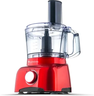 TurboTronic TT-FP800 Food Processor Rood