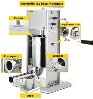 Vevor 3L Verticale Worstmachine