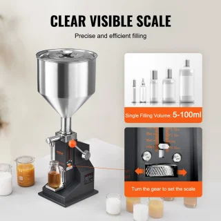 VEVOR Handmatige vloeistofvulmachine 5–100 ml