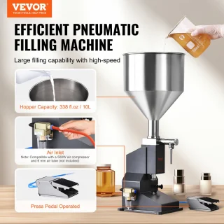 VEVOR Handmatige vloeistofvulmachine 5-50 ml