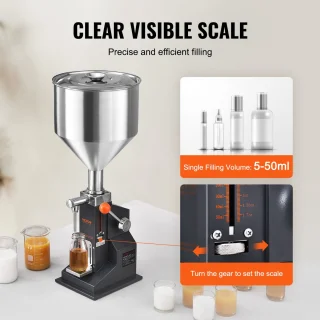 VEVOR Handmatige Vloeistofvulmachine 5–50 ml
