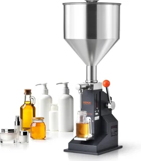 Vevor Handmatige Vloeistofvulmachine 5-50ml met 10L Trechter