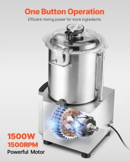VEVOR Keukenmachine Groentehakselaar 18L RVS