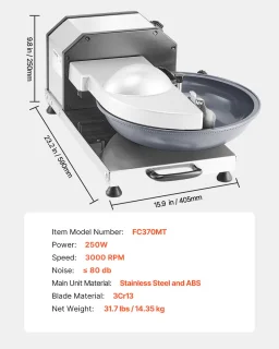 VEVOR Keukenmachine Groentesnijder