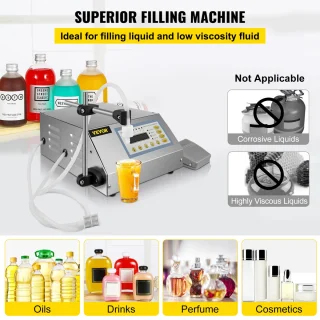 VEVOR Pneumatische Vulmachine 5-3500 ml