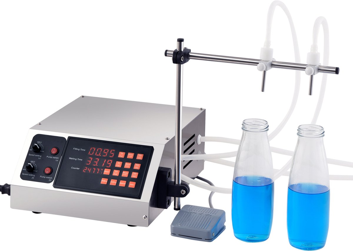 De Vloeistofvulmachine Automatisch 30-4000 ml Dubbele Spuitmond in één oogopslag