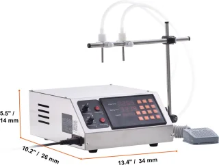 Vloeistofvulmachine Automatisch 30-4000 ml Dubbele Spuitmond
