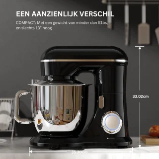 White-Label Mixer met Mengkom Zwart