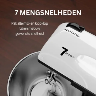 White-Label Mixer met Mengkom Zwart-Wit