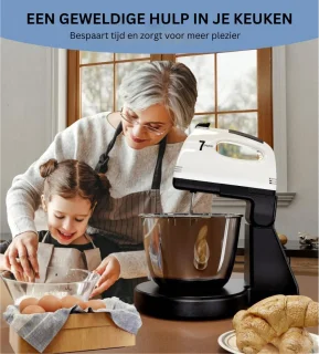White-Label Mixer met Mengkom Zwart-Wit