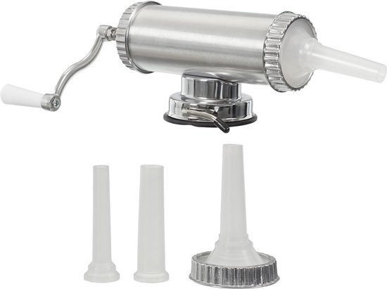 Worstenmaker Handmatige Worstenvuller 3 Vulbuizen review