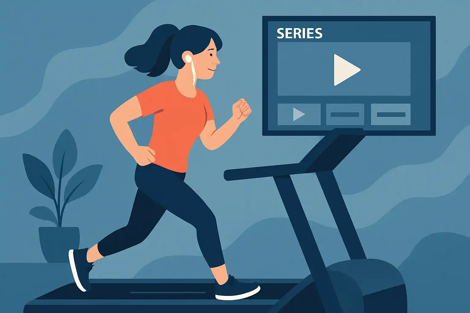 Binge-watchen op de loopband: zo kijk je series zonder je tempo te verliezen
