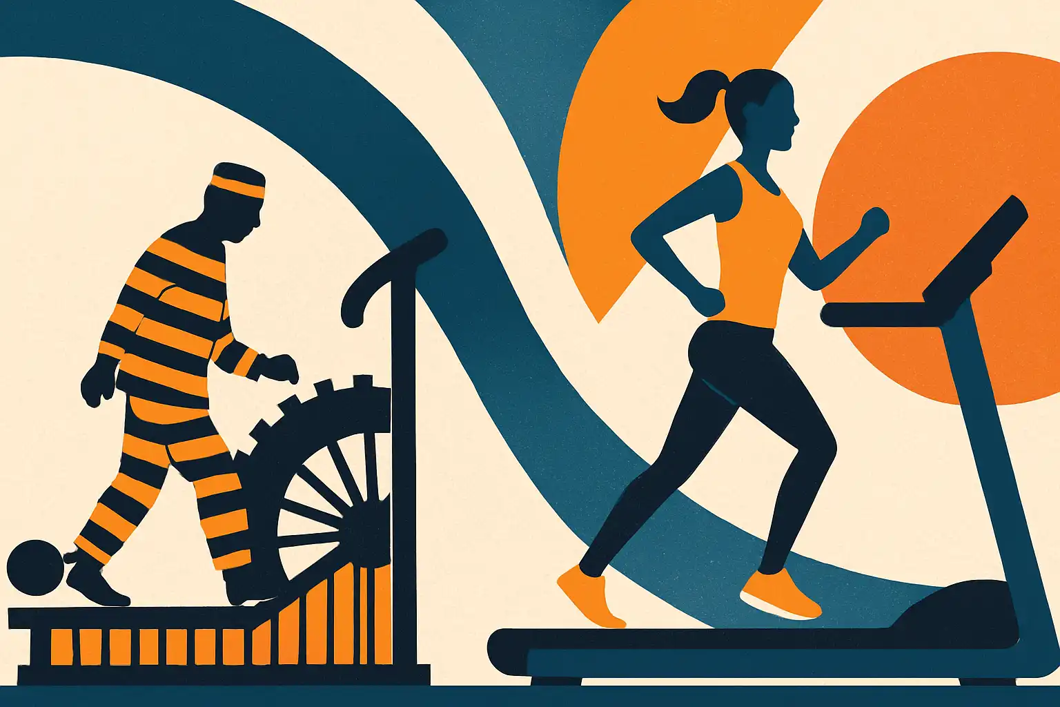 Van strafwerktuig tot thuisfitnessicoon: de verrassende geschiedenis van de loopband