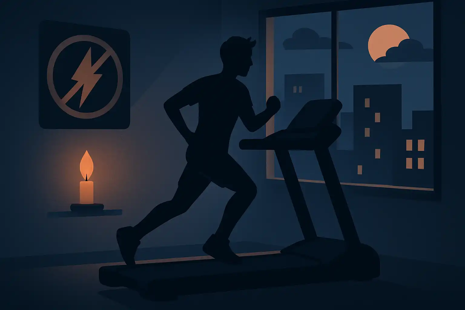 Veilig hardlopen tijdens stroomuitval: noodplannen voor loopbandgebruikers