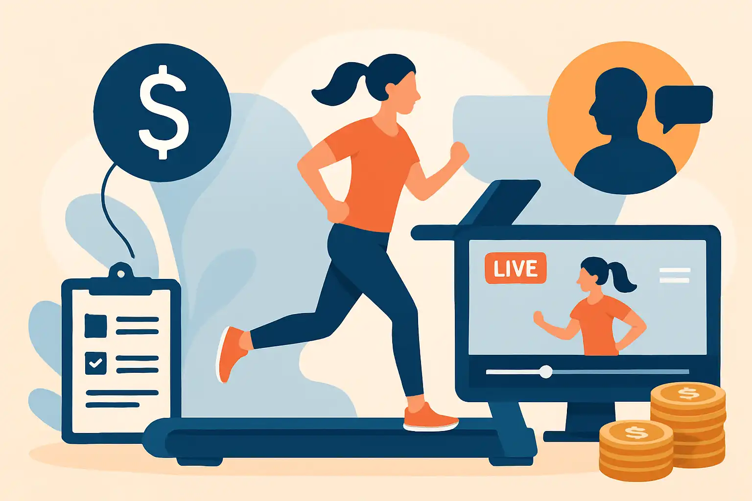 Verdien geld met je loopband: verhuren, livestreamen of personal coaching vanaf je eigen band