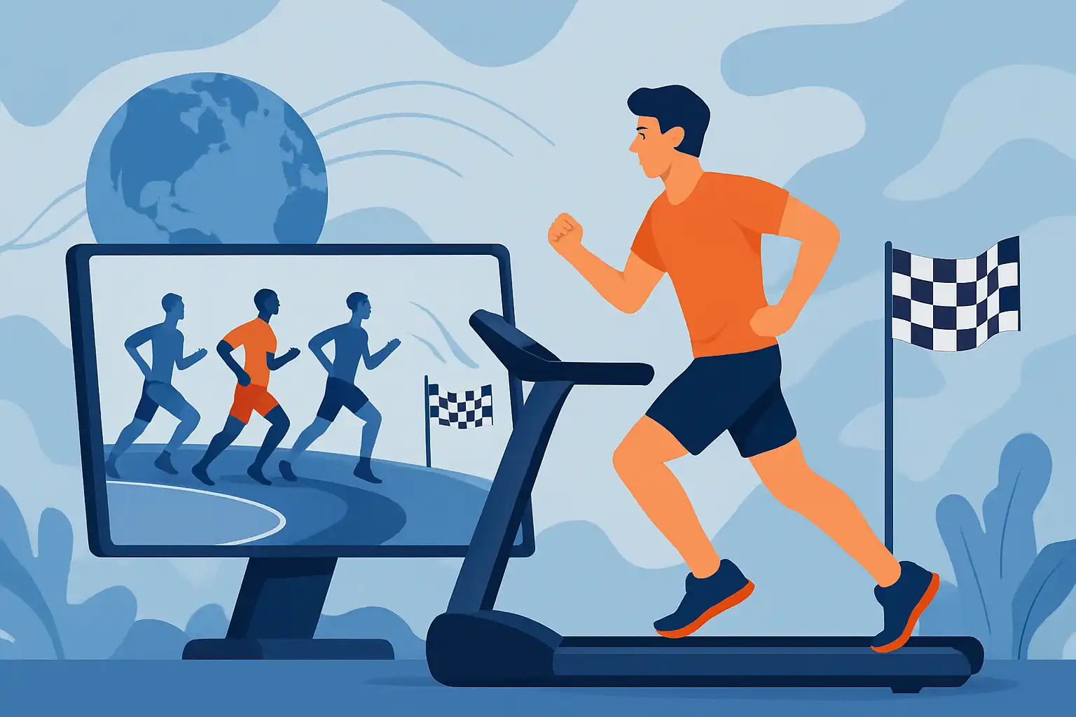 Virtual races vanuit huis: hoe je wereldwijd kunt strijden op je eigen band