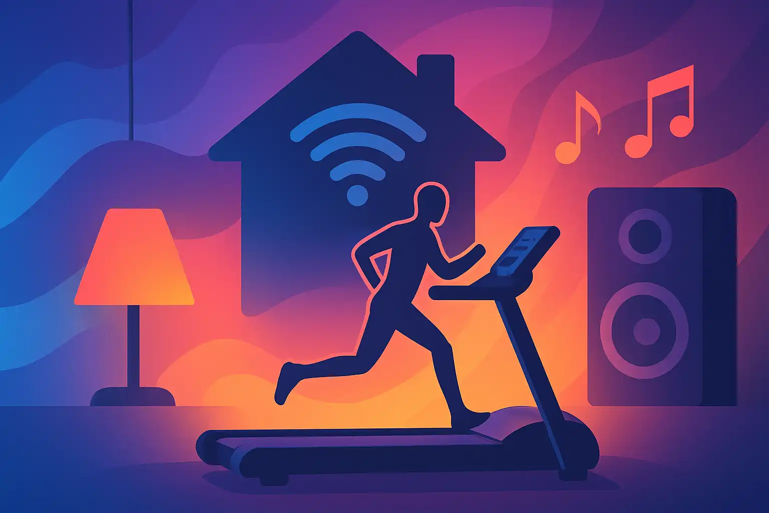 Zo koppel je je loopband aan je slimme huis en train je slimmer met verlichting en muziek