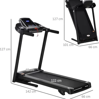 Equivera Loopband Inklapbaar - Wandelband - Walking Pad - Fitness - Hometrainer - Treadmill - Inklapbaar