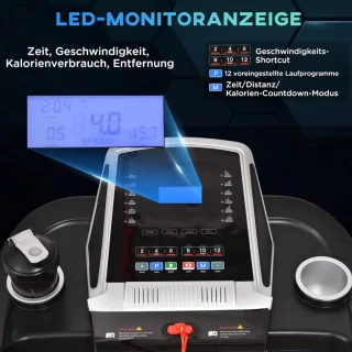 Equivera Loopband Inklapbaar - Wandelband - Walking Pad - Fitness - Hometrainer - Treadmill - Inklapbaar