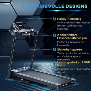 Equivera Loopband Inklapbaar - Wandelband - Walking Pad - Fitness - Hometrainer - Treadmill - Inklapbaar