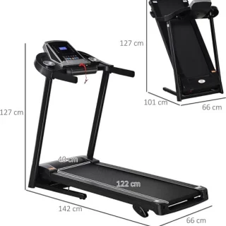 Equivera Loopband Inklapbaar - Wandelband - Walking Pad - Fitness - Hometrainer - Treadmill - Inklapbaar