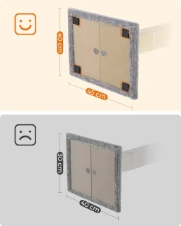 Kattenkrabpaal met Sisal en Pluche Platform - Ideaal voor Kleine en Middelgrote Katten - 71 cm Hoog