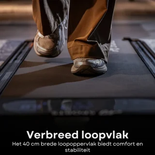 AJ-Sports Loopband met helling - Walking Pad - 0-8 km/u - 7% Helling functie - Krachtige 1.0 PK Motor - Hardloopband - Wandelband - Treadmill -8 Programma's - 99% Voorgemonteerd - De perfecte Loopband voor onder het Bureau