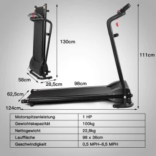 Treadmill for home: This treadmill features a powerful 2.25 hp motor, which provides a smooth and efficient training experience. Ideal for home use, this flat treadmill is designed with 5 layers of anti-slip padding for added safety and stability.