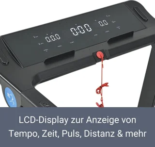 Inklapbare Loopband tot 14 km/u met 12 Trainingsprogramma's - Elektrische Hometrainer voor Thuis