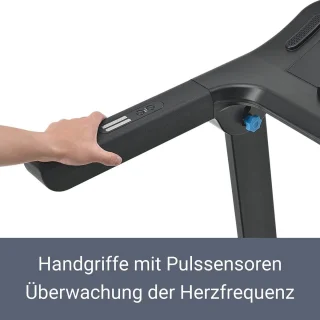 Inklapbare Loopband tot 14 km/u met 12 Trainingsprogramma's - Elektrische Hometrainer voor Thuis