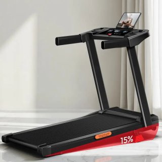 Wat vinden we goed aan de CITYSPORTS elektrische loopband-opvouwbare loopband voor thuis tot 12 km/u-met LED-display-APP en 360° tablethouder-compact loopkussen voor thuis en op kantoor