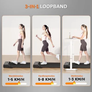 Loopband Inklapbaar - Wandelband Fitness - Treadmill