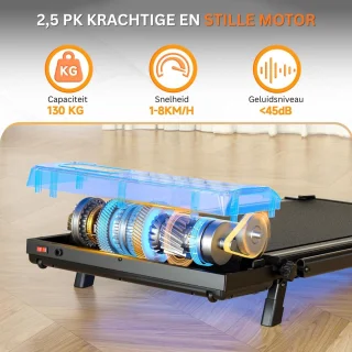 Loopband Inklapbaar - Wandelband Fitness - Treadmill