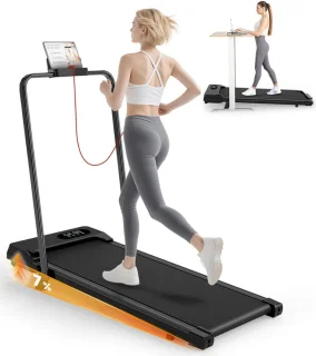 MKSS® Loopband Inklapbaar - Hometrainer Elektrisch - Walking Pad Fitness - Zwart