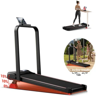 Ruimtebesparende 6-in-1 Loopband voor Thuis - Opvouwbaar, 15% Helling, Stille Motor - Max. Gebruikersgewicht 136 kg
