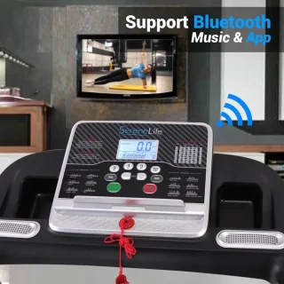 Loopband Inklapbaar - Wandelband Fitness - Treadmill - Zwart